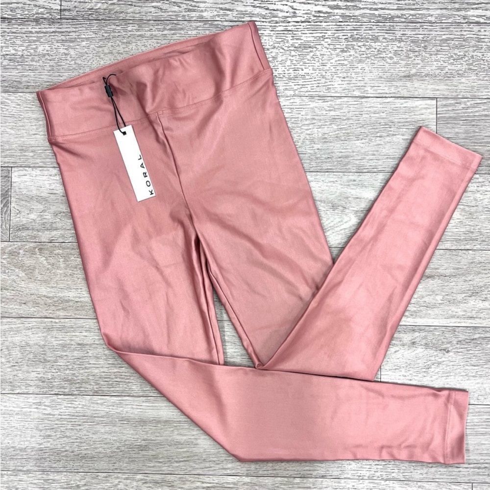 KORAL Infinity High Rise Bra Legging Set In Sand - Picture 5 of 6